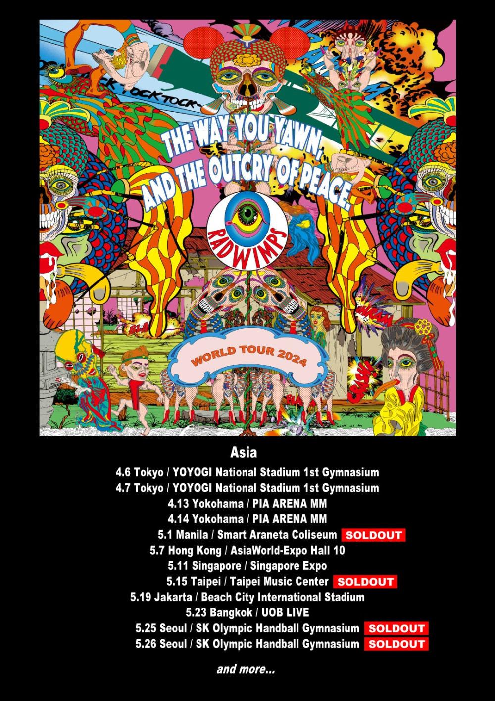 Poster Tiket Radwimps