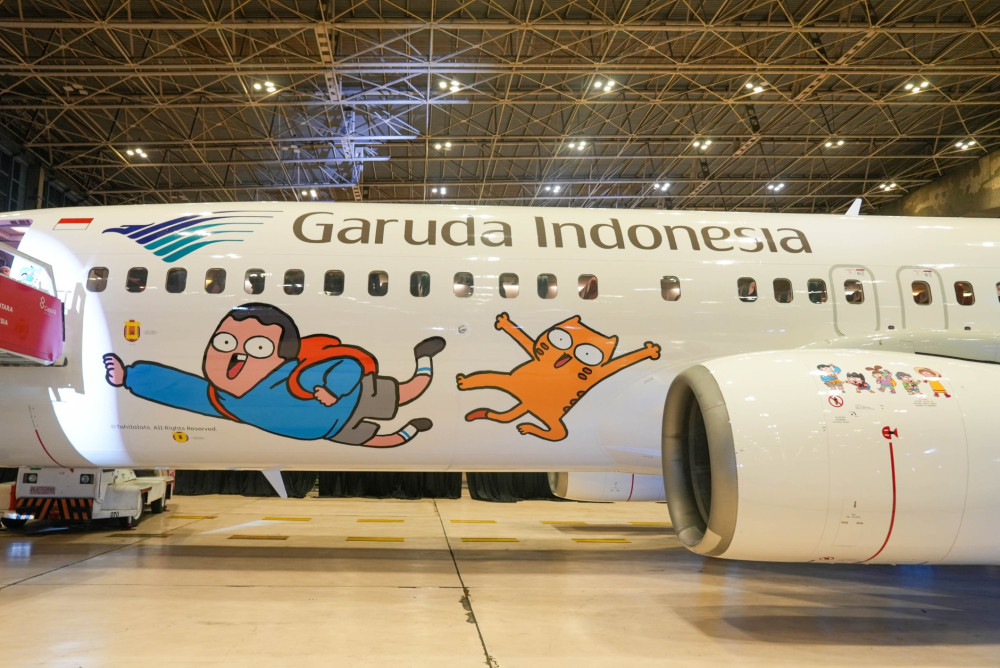 Garuda Indonesia Luncurkan Livery Tahilalats, Angkat Potensi Kreatif Indonesia