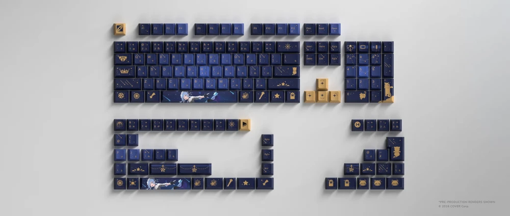 Suisei Keycaps