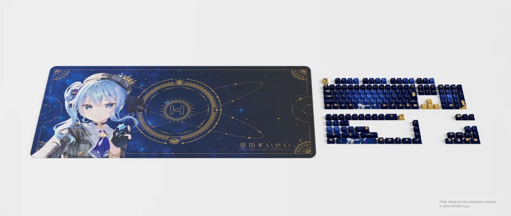 Suisei Desk Mate & Keyboard 1