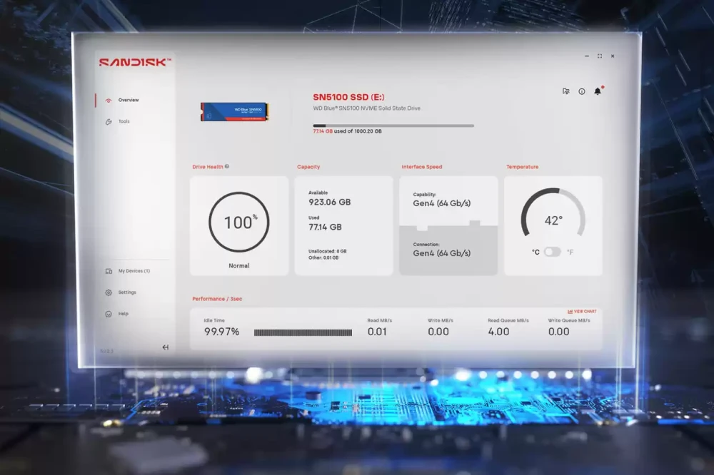 Sand Disk SN5100 SSD