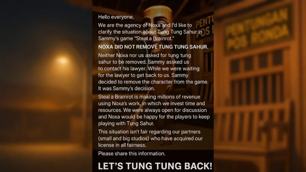 Tung Tung Tung Sahur Brainrot Roblox