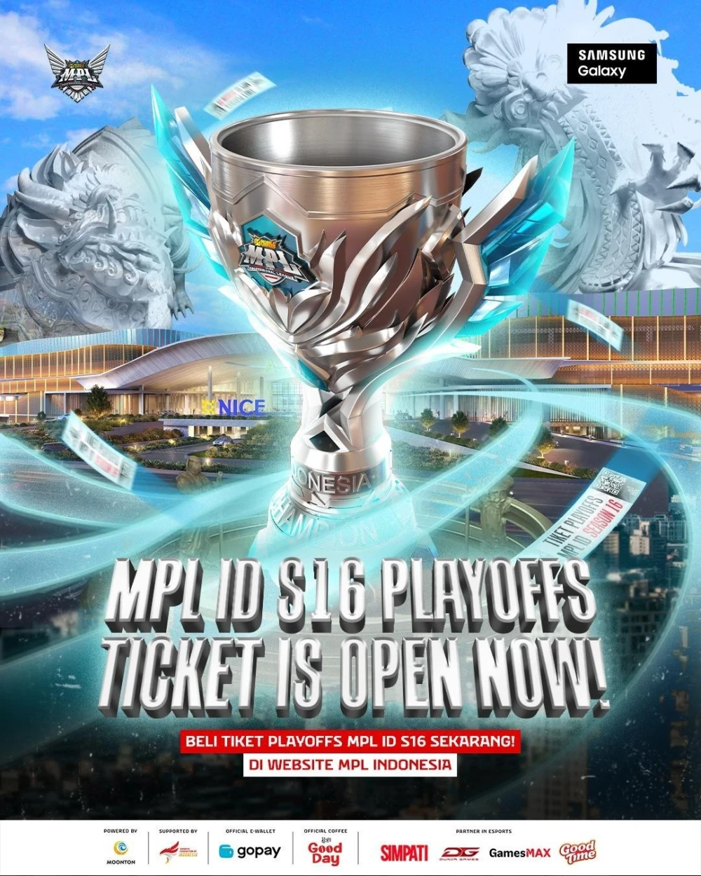 Tiket Playoffs MPL ID Season 16 Resmi Dirilis: Harga, Kategori, dan Cara Membeli