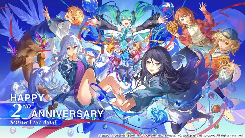 Hatsune Miku: Colorful Stage Rayakan 2nd Anniversary di Asia Tenggara, Hadirkan Lagu Orisinal “New Worlds”