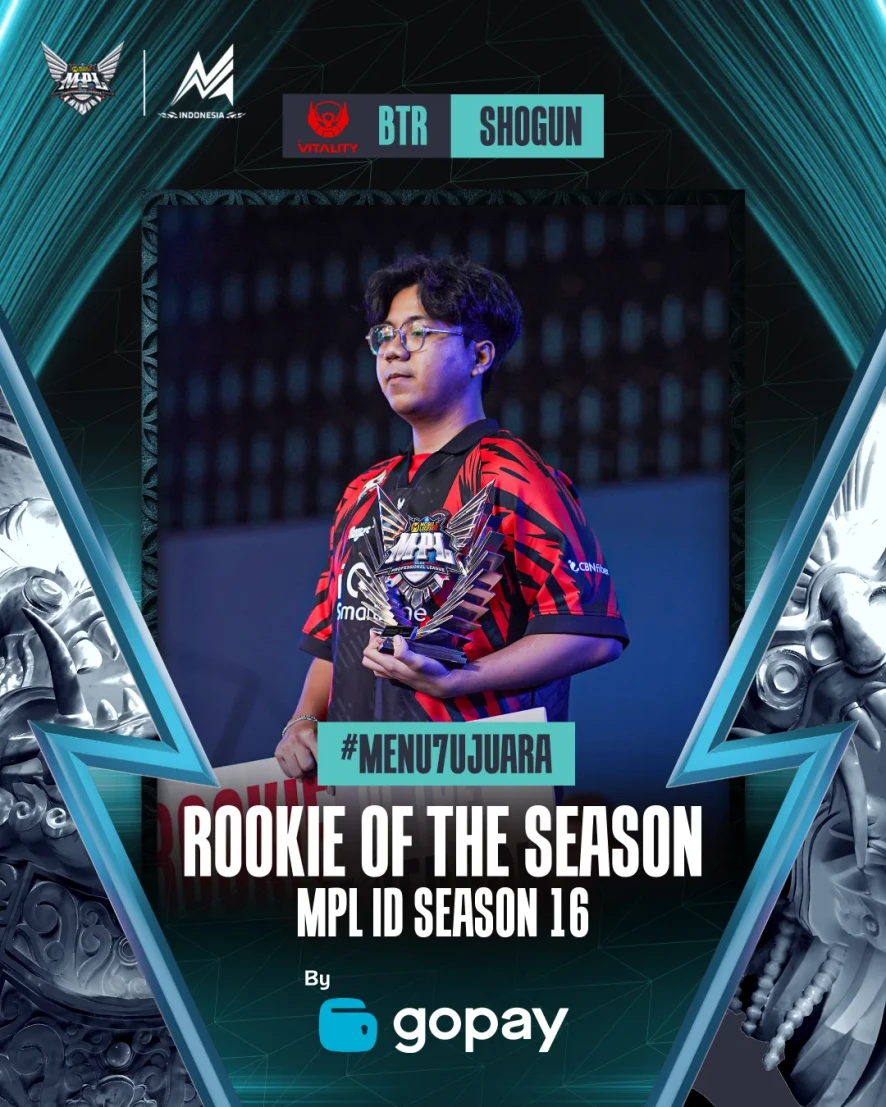 Perjalanan Karier Shogun: Hampir Menyerah di MDL, Langsung Jadi Rookie of the Season MPL ID S16