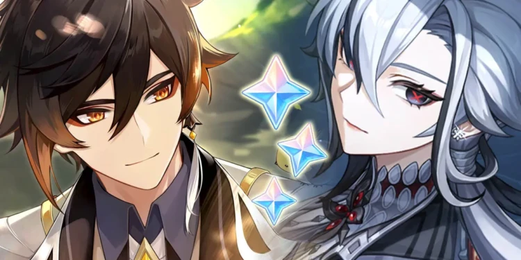 Banner Wish Genshin Impact 6.1 Luna II Re-run Arlecchino dan Zhongli