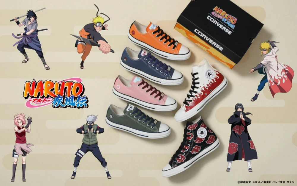Converse Rilis Koleksi Terbaru Kolaborasi Dengan Anime Naruto Shippuden