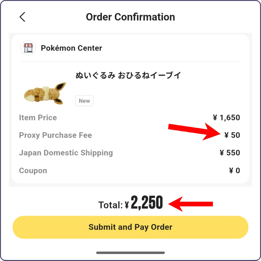 Konfirmasi Pesanan Pembayaran Pertama