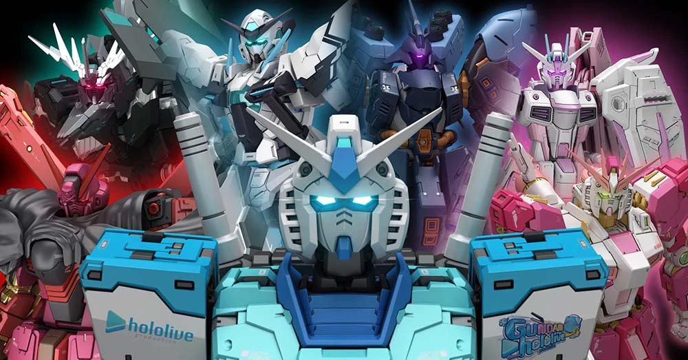 Bandai Umumkan Kolaborasi Gundam x hololive Production, Hadirkan Mobile Suit Bertema VTuber