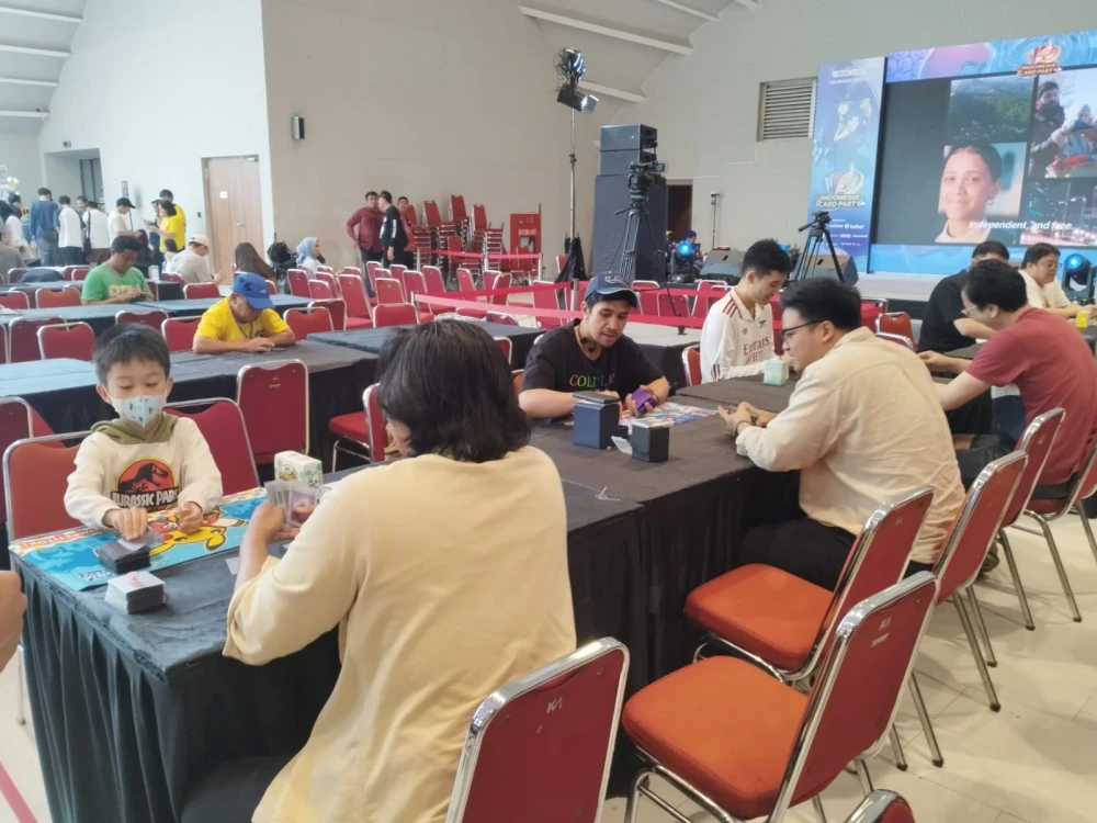 Indonesia card party after event