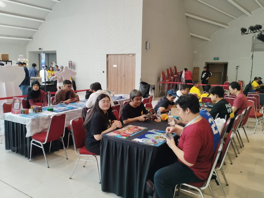 Indonesia card party after event