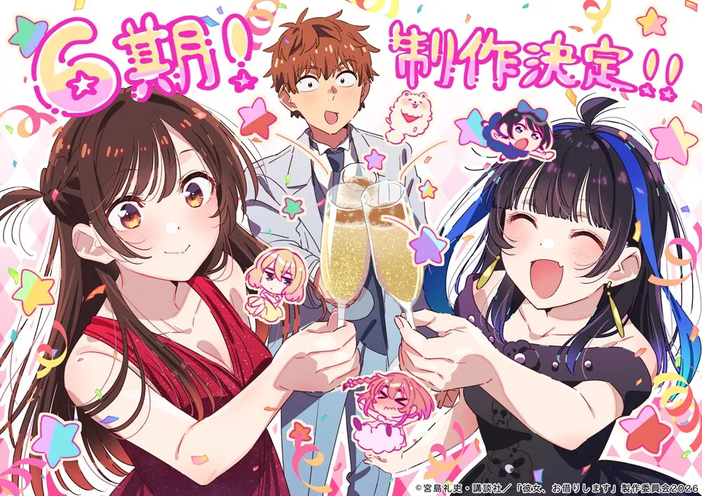 Resmi! Rent-A-Girlfriend Season 6 Diumumkan, Adaptasi Living Together Arc