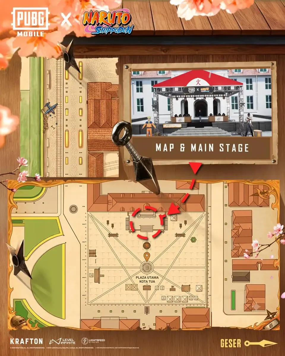 PUBG x Naruto Kota Tua