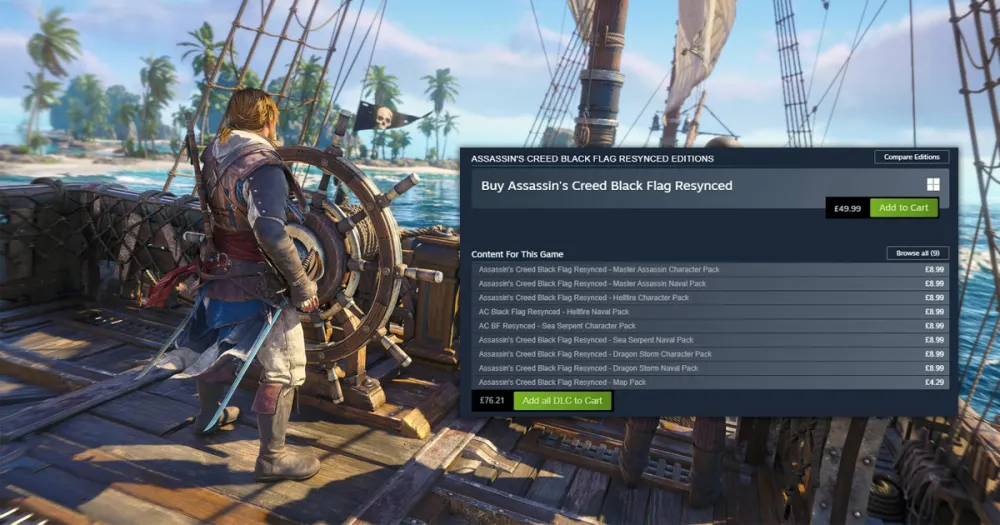 Pemain Assassin’s Creed Black Flag Resynced Kecewa Karena Ini!