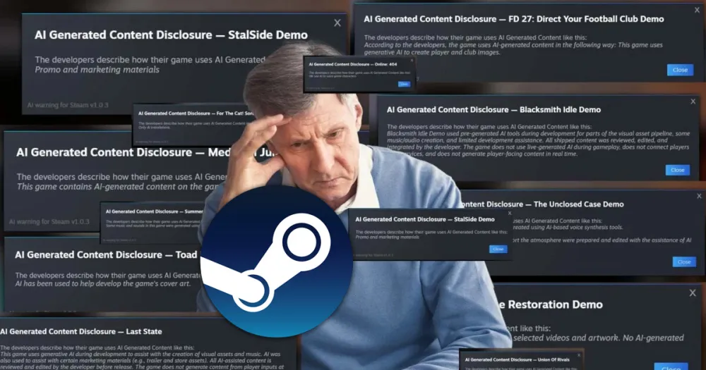 Analis Peringatkan Steam Bakal Dipenuhi Game AI, Kualitas Asli Terancam