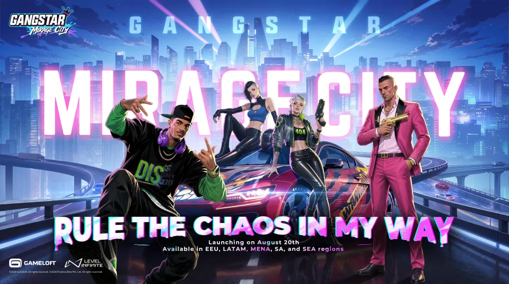 Gangstar Mirage City Resmi Rilis di Indonesia, 30 Juta Pemain Merapat