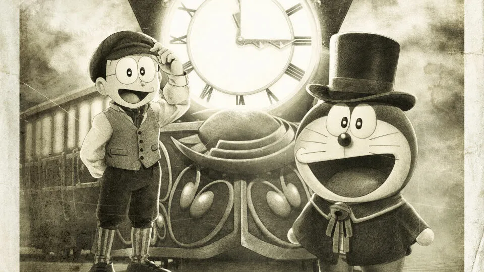 Trailer Teaser Doraemon the Movie: Nobita's Steam-Powered Time Machine Resmi Dirilis, Tayang Maret 2027