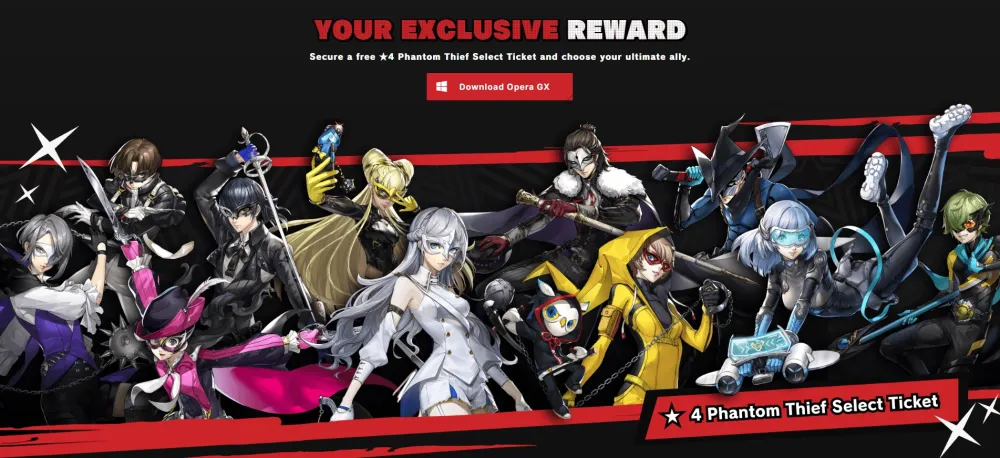 Opera GX Persona 5