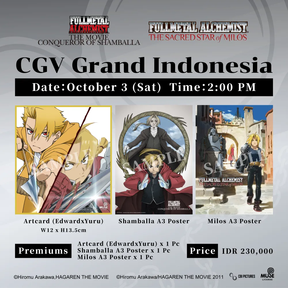 The Philosopher's Stone Returns! Film-film Fullmetal Alchemist dalam Versi Remaster 4K Hadir di Layar Lebar, Hadiah Kolaborasi dengan Daemons of the Shadow Realm Juga Telah Diungkap