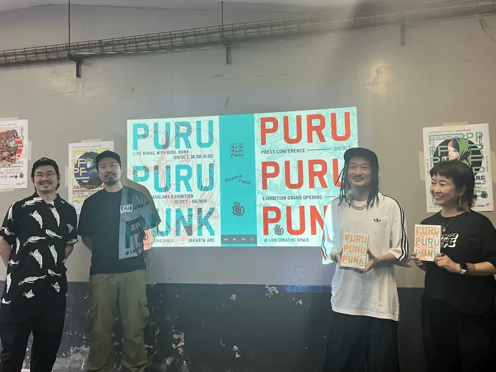 Pameran Puru Puru Punk: Jakarta Arc Kosuke Hashijima Resmi Dibuka di LQID Creative Space Jakarta
